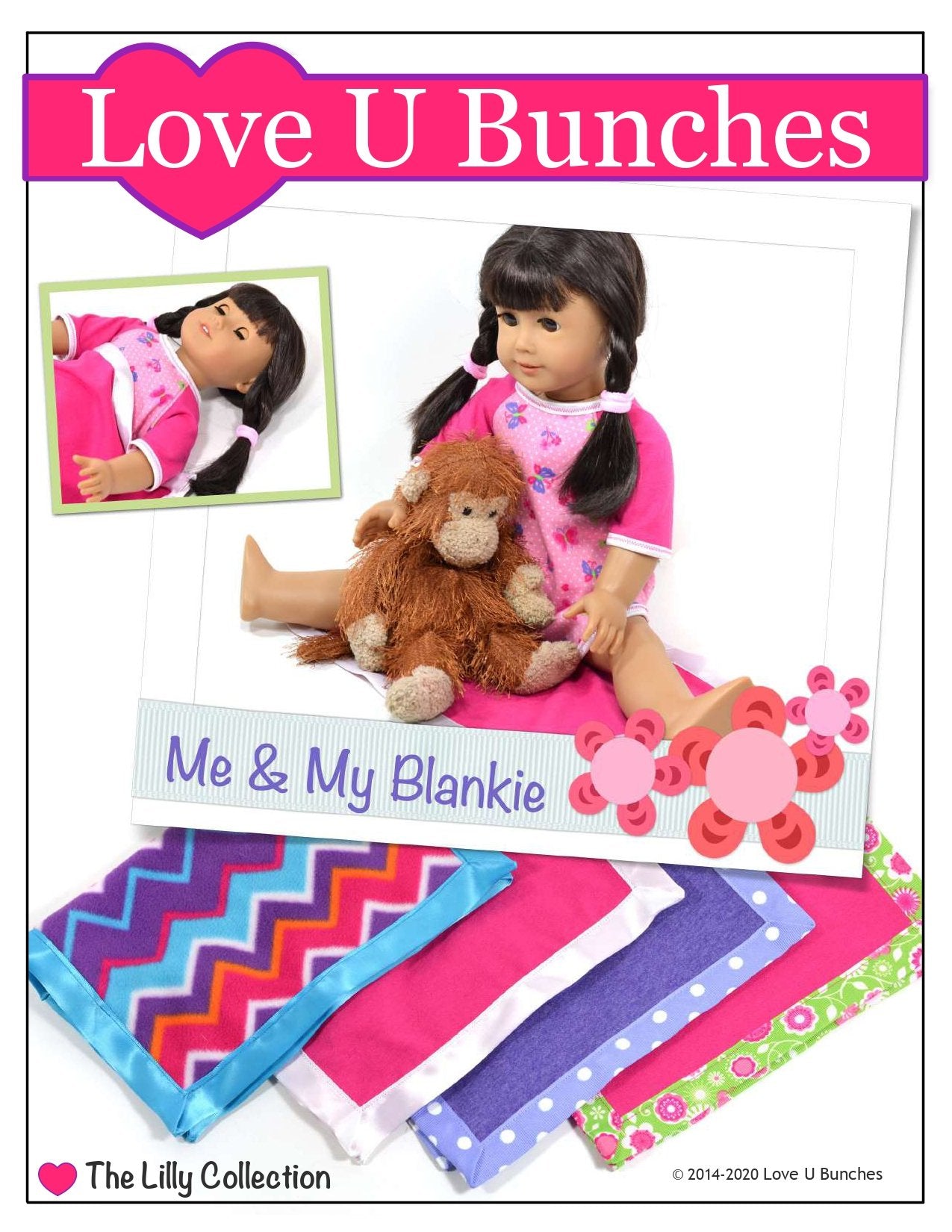 Me & My Blankie 18" Doll Clothes Pattern
