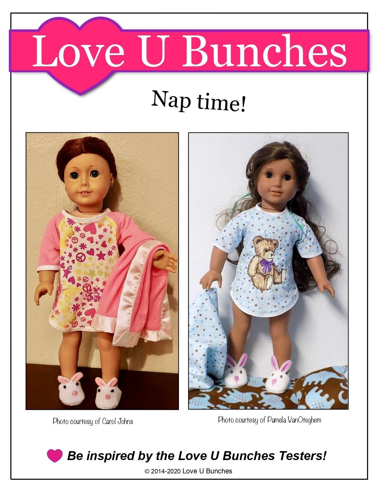 Me & My Blankie 18" Doll Clothes Pattern