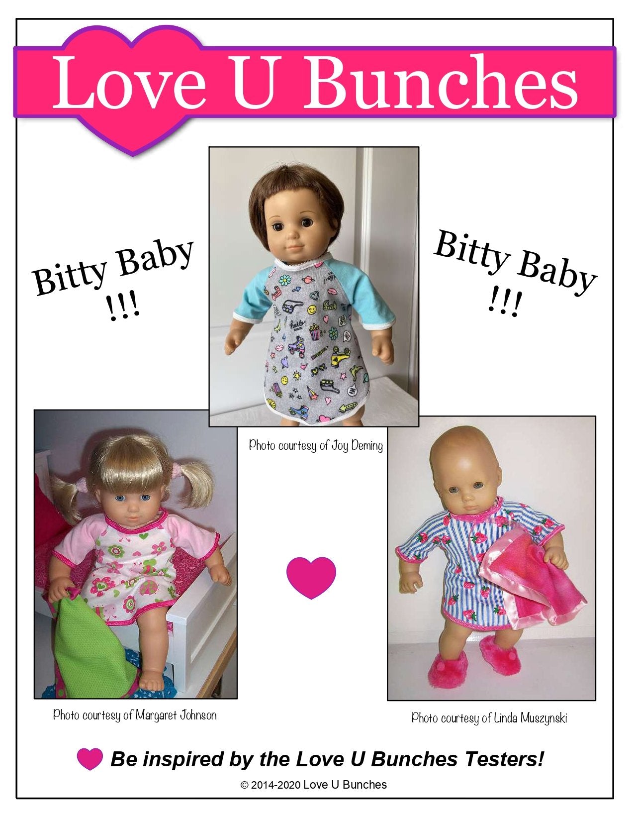 Me & My Blankie 18" Doll Clothes Pattern