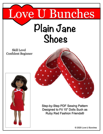 Plain Jane Shoes for Ruby Red Fashion Friends Dolls