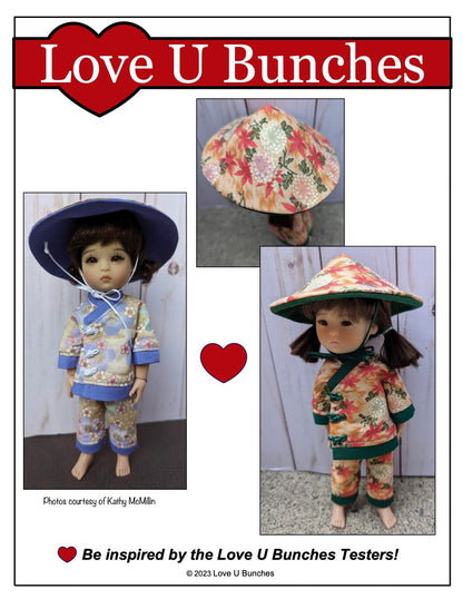 Shanku Ensemble for 8 Inch BJD such as Ten Ping and Mini Sara