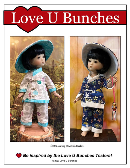 Shanku Ensemble for 8 Inch BJD such as Ten Ping and Mini Sara