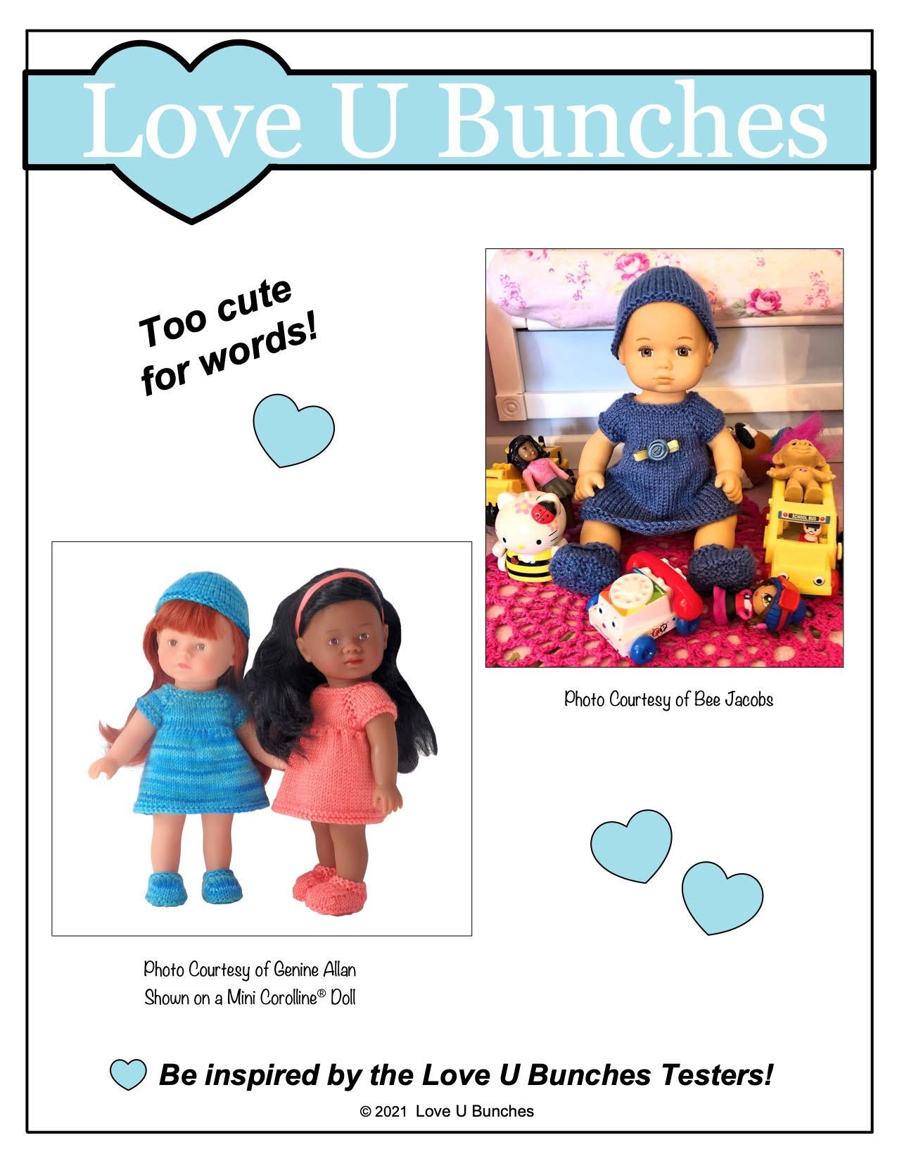 Victoria Goes to Grandma's House 8" Baby Doll Knitting Pattern