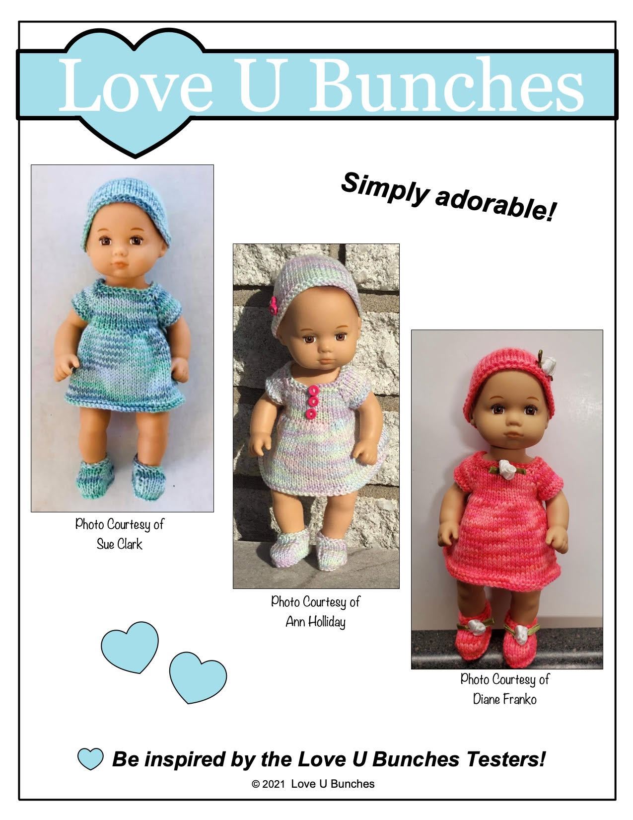 Victoria Goes to Grandma's House 8" Baby Doll Knitting Pattern