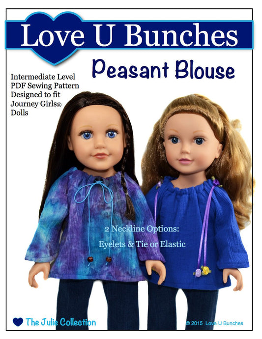 Peasant Blouse for Journey Girls Dolls