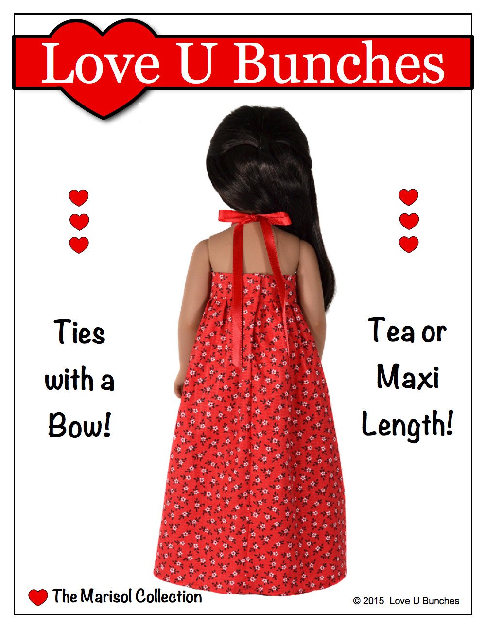 Simply Summer Sundress Pattern for 21" Karito Kids Dolls