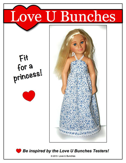 Simply Summer Sundress Pattern for 21" Karito Kids Dolls