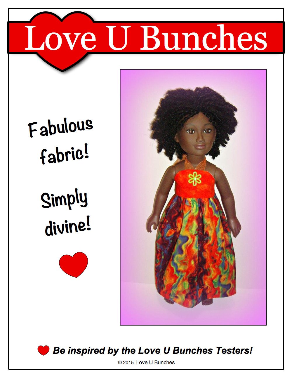 Simply Summer Sundress Pattern for 21" Karito Kids Dolls