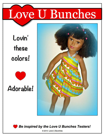 Simply Summer Sundress Pattern for 21" Karito Kids Dolls