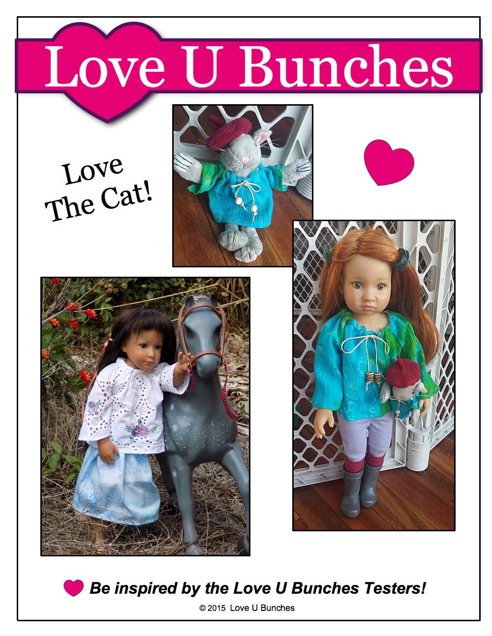 Peasant Blouse for Kidz N Cats Dolls & The Cat