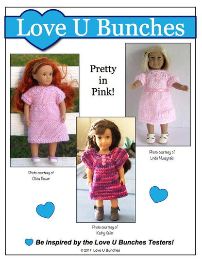 Mini Dresses Knitting Pattern for Mini Dolls