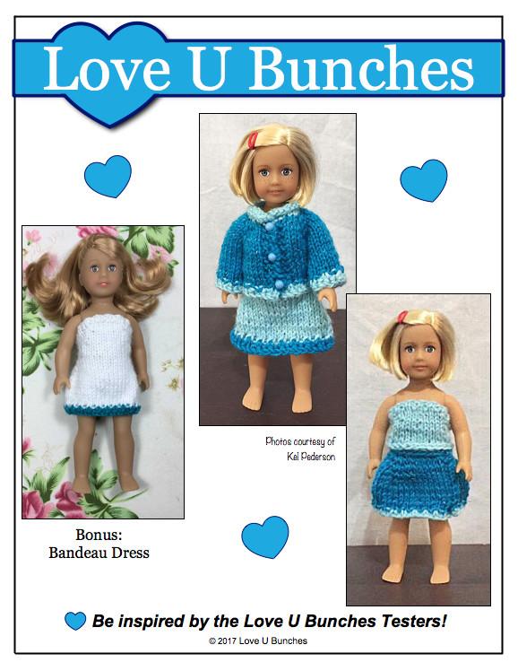 Fall Ensemble Knitting Pattern for Mini Dolls