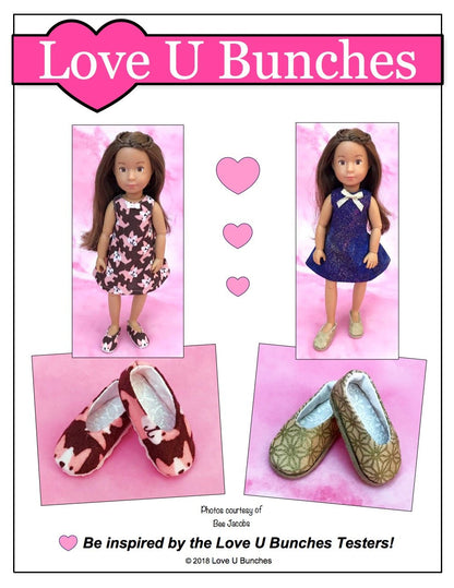 Plain Jane Shoe Pattern for Kruselings Dolls
