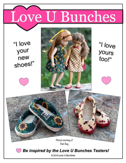 Plain Jane Shoe Pattern for Kruselings Dolls
