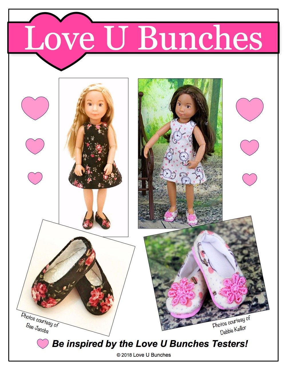 Plain Jane Shoe Pattern for Kruselings Dolls