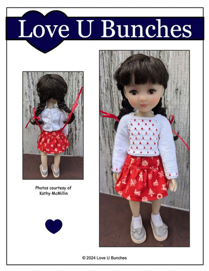 Let it Snow! Sweater Knitting Pattern for 12" Siblies™ Dolls