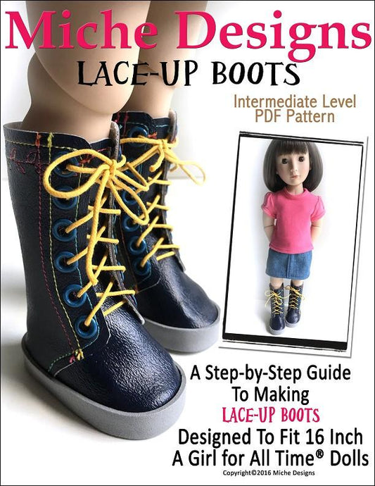 Lace-Up Boots for AGAT Dolls