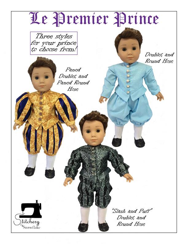 Le Premier Prince 18" Doll Clothes Pattern