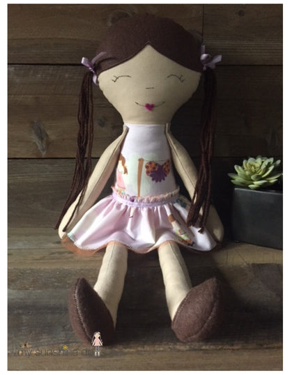 My Sunshine Dolls Lena 23" Cloth Doll Pattern