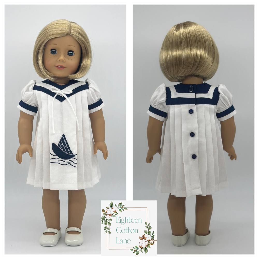 Let's Set Sail! 18" Doll Clothes Pattern