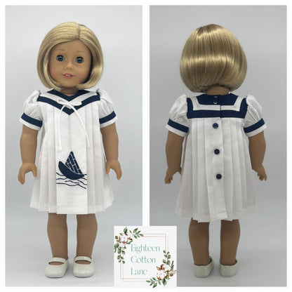 Let's Set Sail! 18" Doll Clothes Pattern