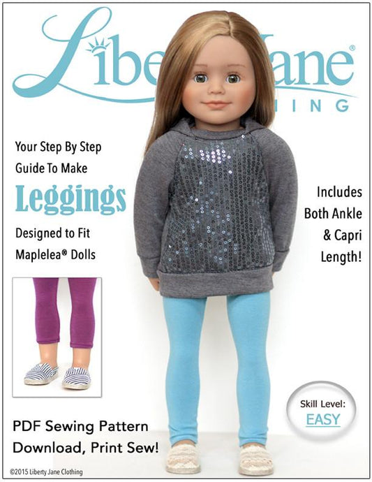 Leggings Pattern for Maplelea Dolls