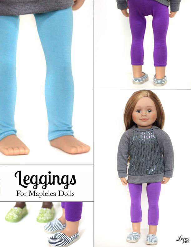 Leggings Pattern for Maplelea Dolls