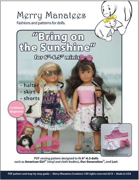 Bring On The Sunshine for 6" Mini Dolls