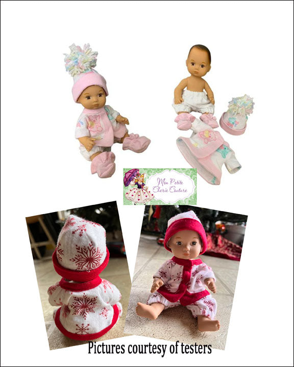 Serene Layette 8" Baby Doll Clothes Pattern