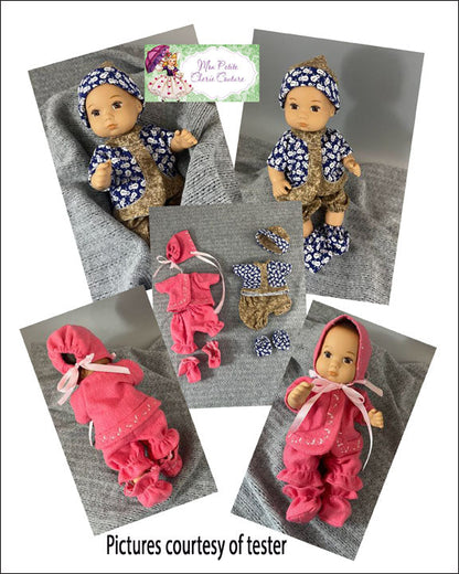 Serene Layette 8" Baby Doll Clothes Pattern