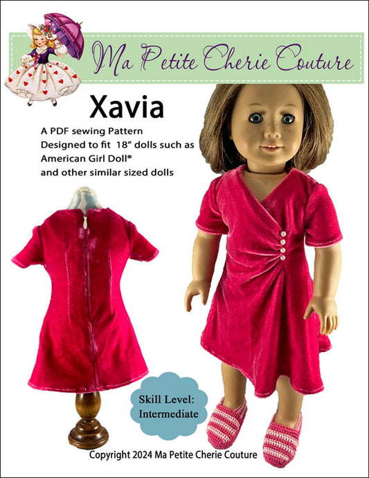 Xavia 18" Doll Clothes Pattern