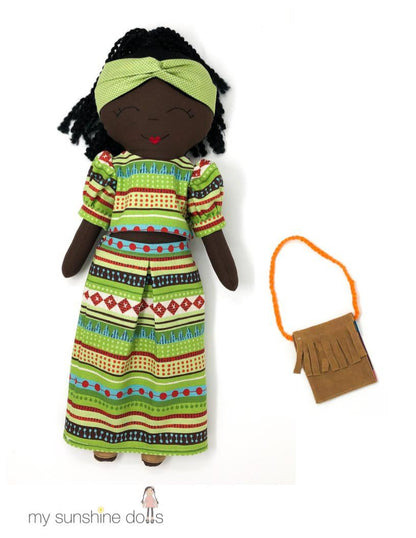 Zuri Binti Doll 23" Cloth Doll Pattern