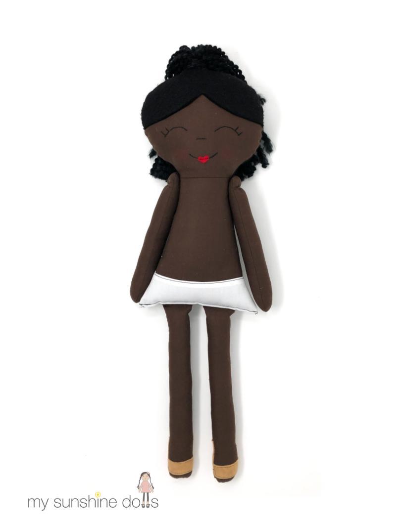 Zuri Binti Doll 23" Cloth Doll Pattern