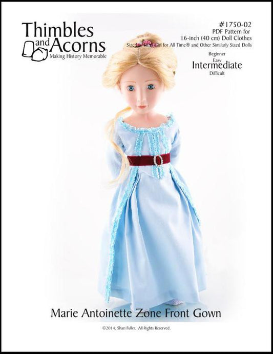 Marie Antoinette Zone Front Gown for AGAT Dolls