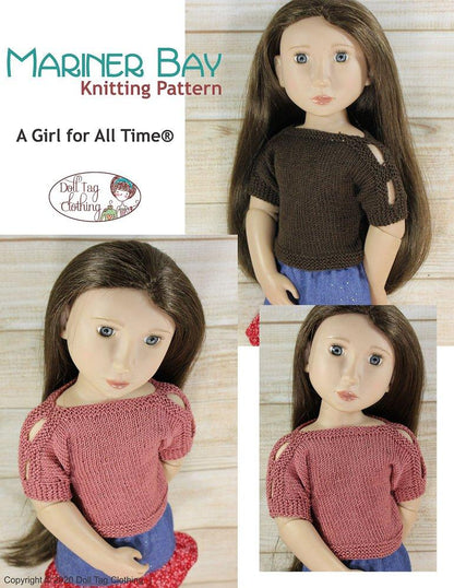 Mariner Bay Knitting Pattern for 16" A Girl For All Time Dolls