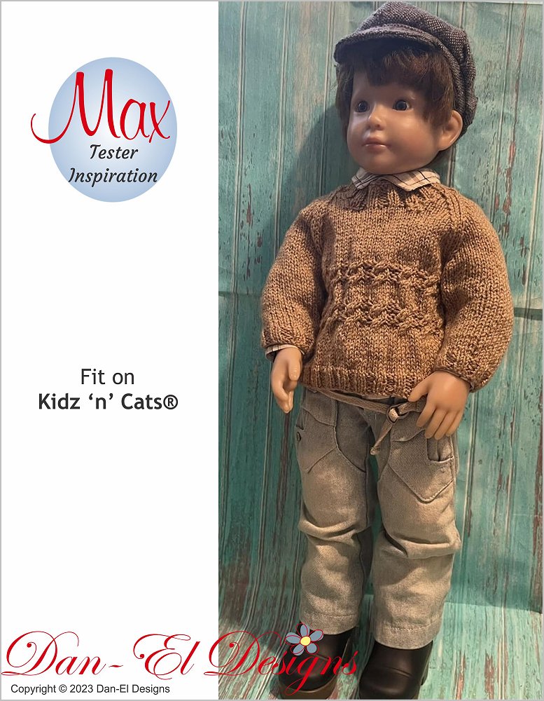 Max 18" Doll Clothes Knitting Pattern