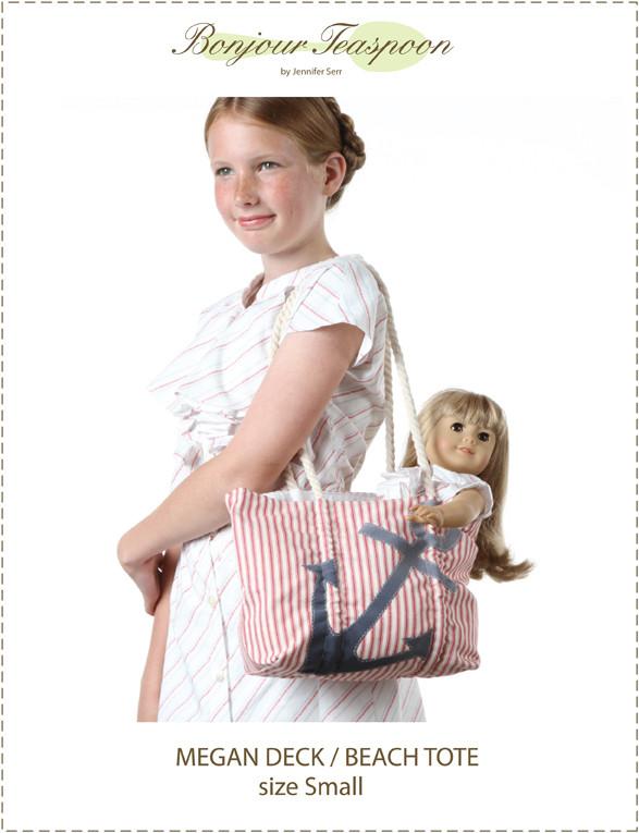 Megan Deck Beach Tote Pattern For Girls