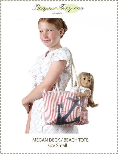 Megan Deck Beach Tote Pattern For Girls