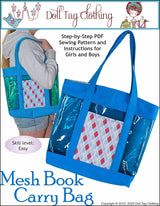 Doll Tag Mesh Book Bag Pattern