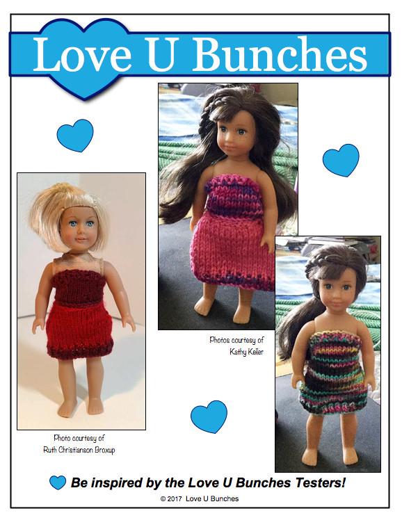 Fall Ensemble Knitting Pattern for Mini Dolls