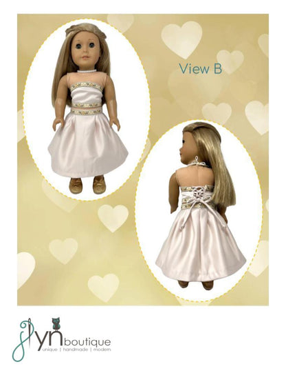 Modern Wedding 18" Doll Clothes Pattern