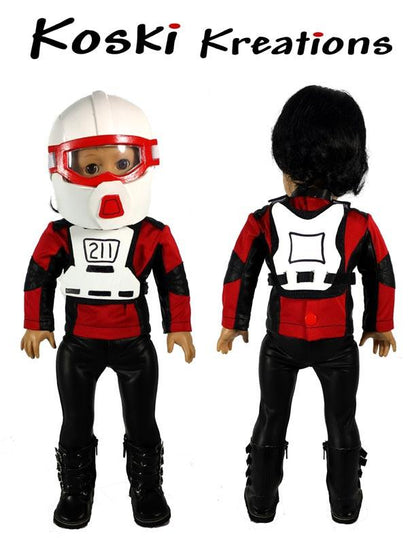 Motocross / ATV Gear 18" Doll Clothes Pattern