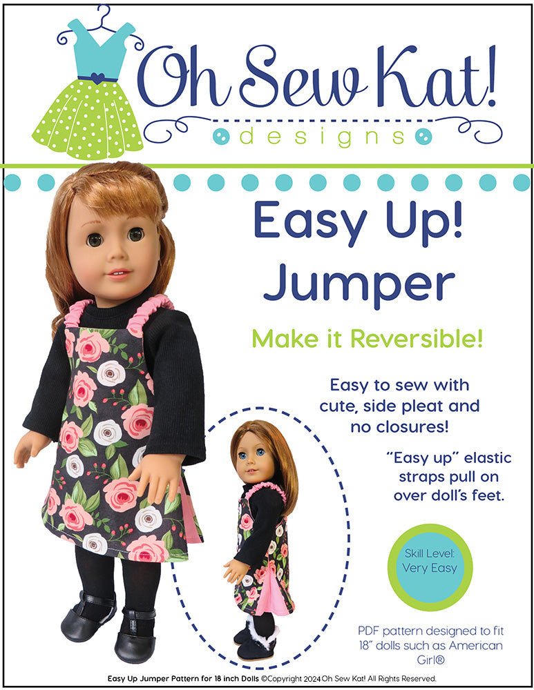 Easy Up! Jumper 18" Doll Clothes Pattern