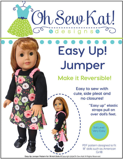 Easy Up! Jumper 18" Doll Clothes Pattern