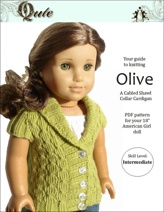 Olive Cardigan Knitting Pattern