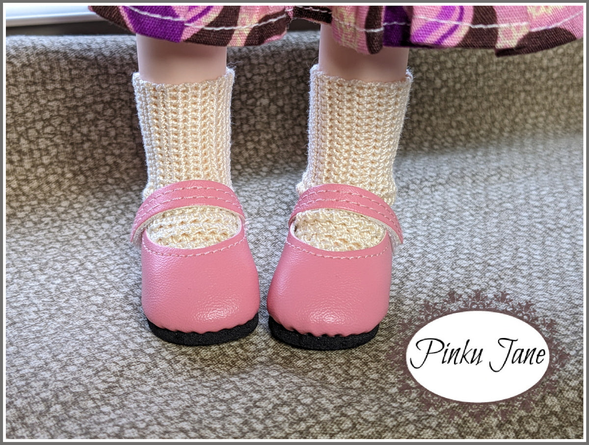 Basic Crochet Socks Crochet Pattern For 12-12.5" Gorjuss and Siblies Dolls