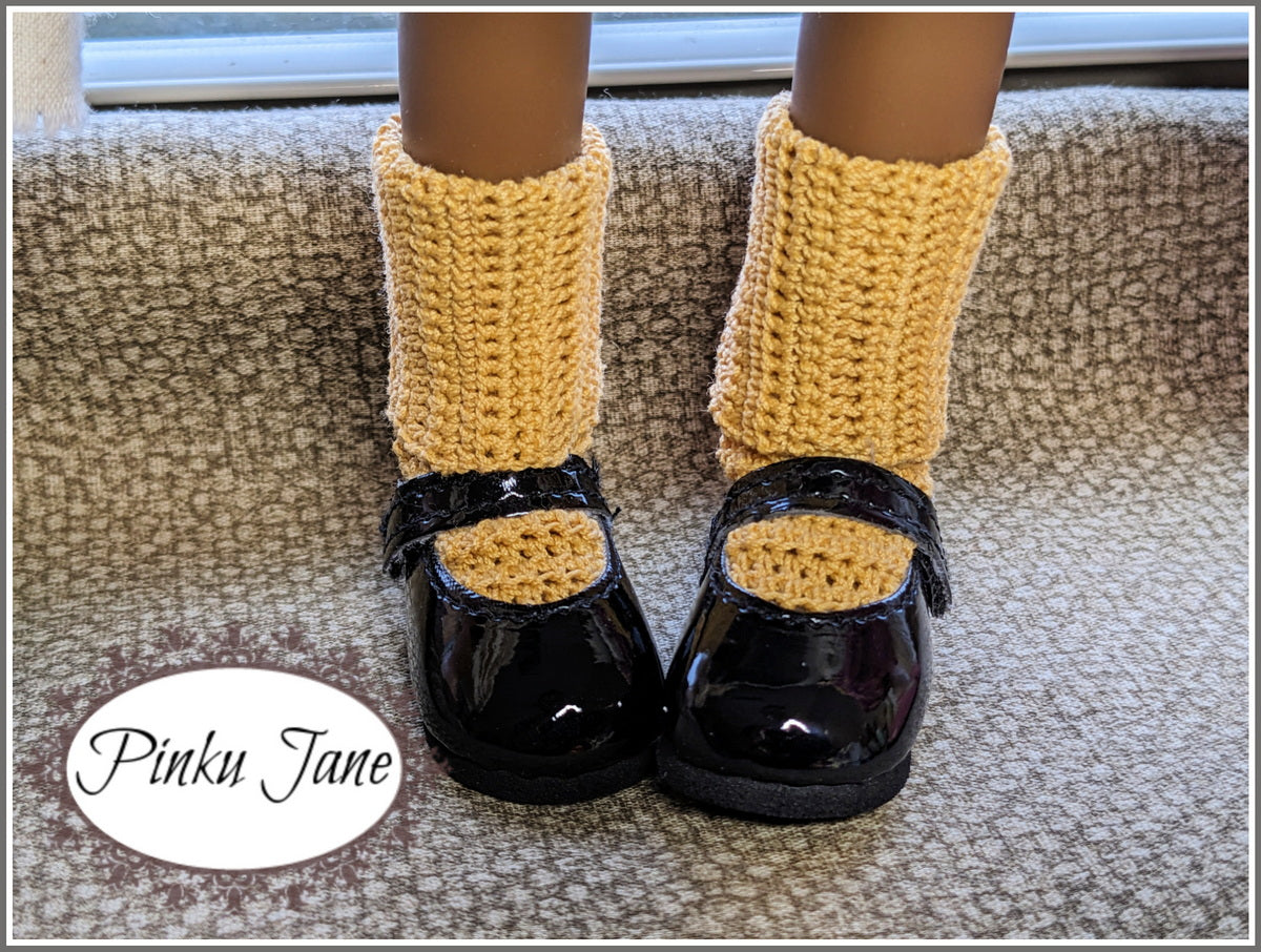 Basic Crochet Socks Crochet Pattern For 12-12.5" Gorjuss and Siblies Dolls