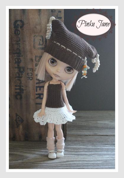 Crochet Tank Top Crochet Pattern For 12" Blythe Dolls