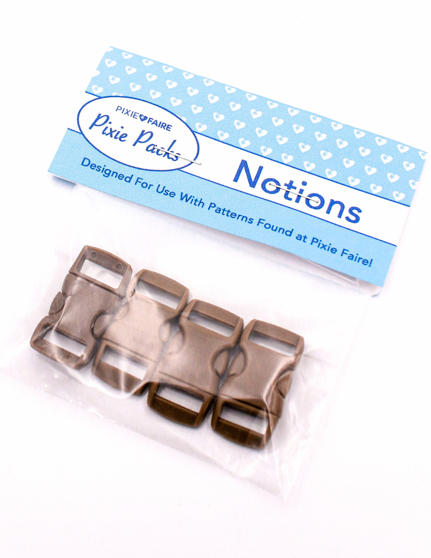 Pixie Packs 1/2" Parachute Buckles Set of 4