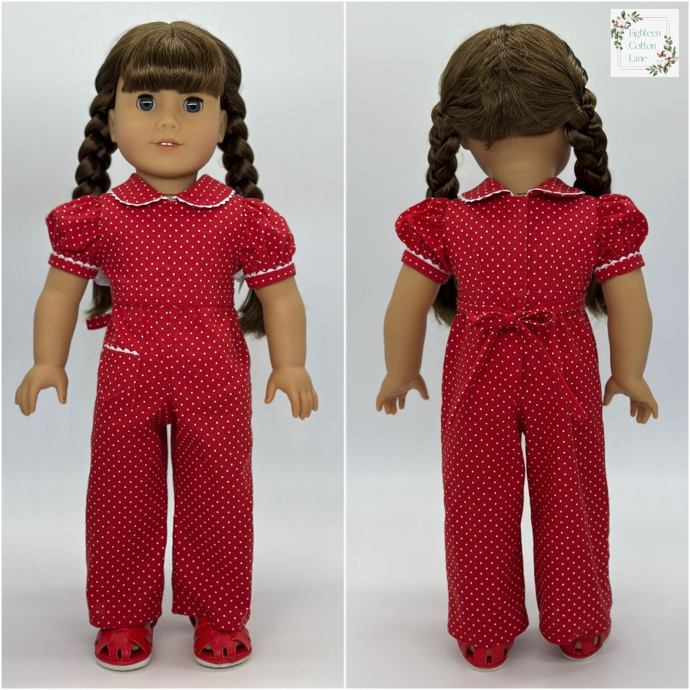 Let's Plant a Victory Garden! 18" Doll Clothes Pattern